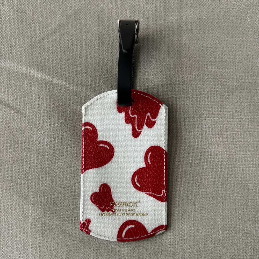 Emotionally Unavailable Fabrick Luggage Tag Heart NTWRK